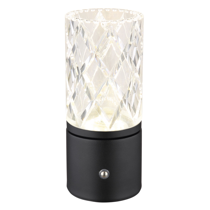 Globo - LED Zatemnitvena namizna svetilka na dotik LED/2,5W/3,7V 2700K/4000K/6500K 1800 mAh USB črna