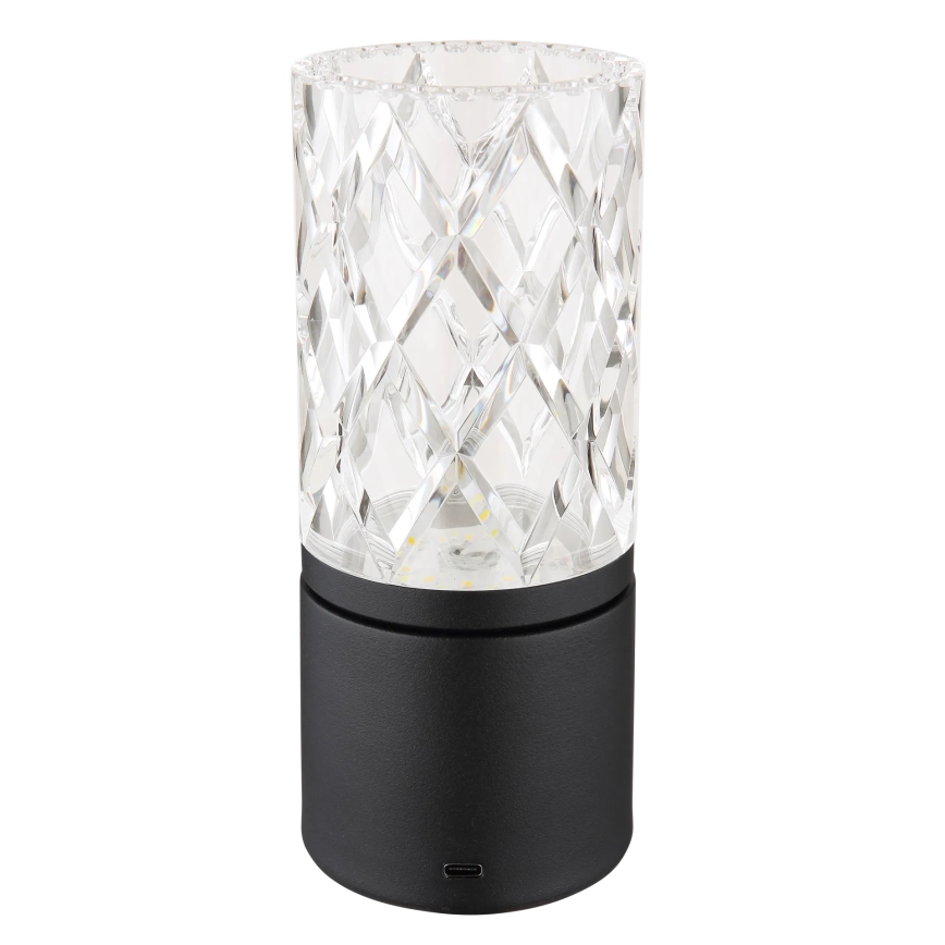 Globo - LED Zatemnitvena namizna svetilka na dotik LED/2,5W/3,7V 2700K/4000K/6500K 1800 mAh USB črna