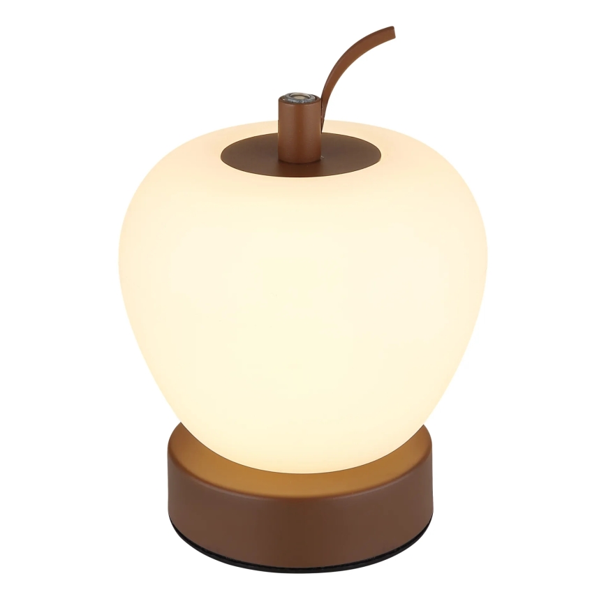 Globo - LED Zatemnitvena namizna svetilka na dotik LED/2W/3,7V 2700K/4000K/6500K 1200 mAh USB rjava