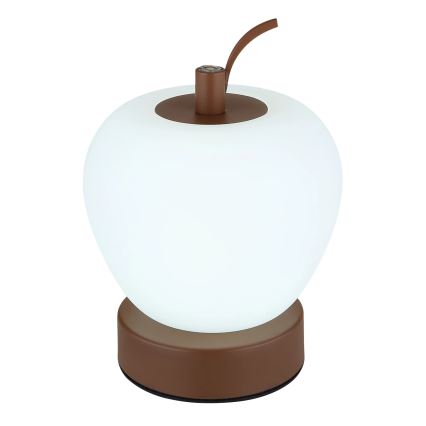 Globo - LED Zatemnitvena namizna svetilka na dotik LED/2W/3,7V 2700K/4000K/6500K 1200 mAh USB rjava