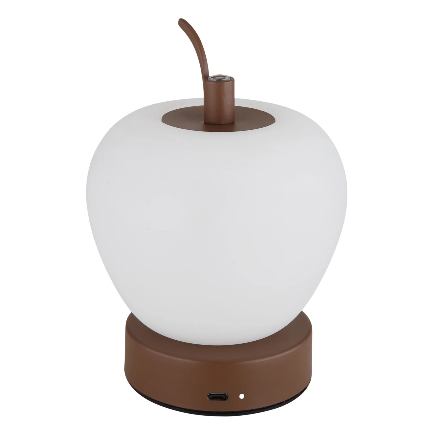 Globo - LED Zatemnitvena namizna svetilka na dotik LED/2W/3,7V 2700K/4000K/6500K 1200 mAh USB rjava