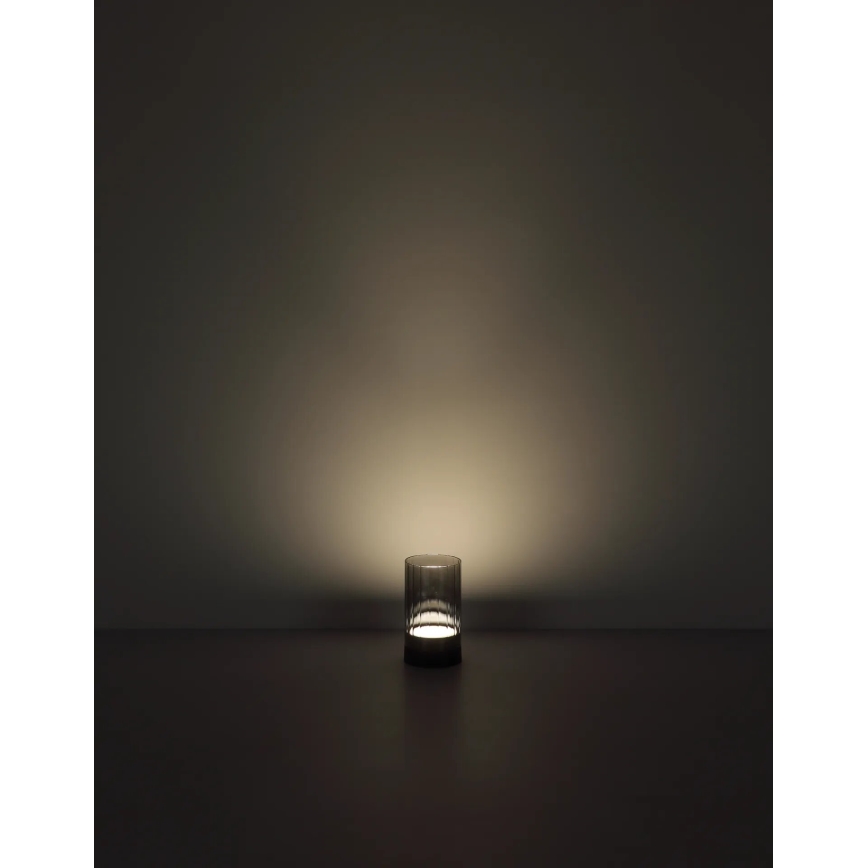 Globo - LED zunanja zatemnitvena polnilna namizna svetilka na dotik LED/2W/3,7V 2700/4000/6500K 1200mAh IP44 siva