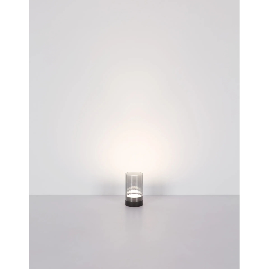 Globo - LED zunanja zatemnitvena polnilna namizna svetilka na dotik LED/2W/3,7V 2700/4000/6500K 1200mAh IP44 siva
