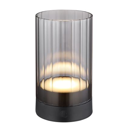 Globo - LED zunanja zatemnitvena polnilna namizna svetilka na dotik LED/2W/3,7V 2700/4000/6500K 1200mAh IP44 siva