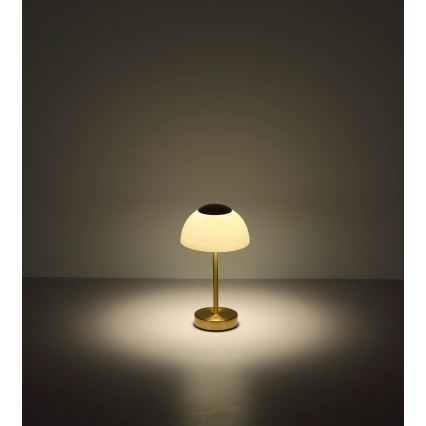 Globo - LED Zatemnitvena polnilna namizna svetilka LED/2,5W/5V 1800mAh 2700K/4000K/6500K medenina