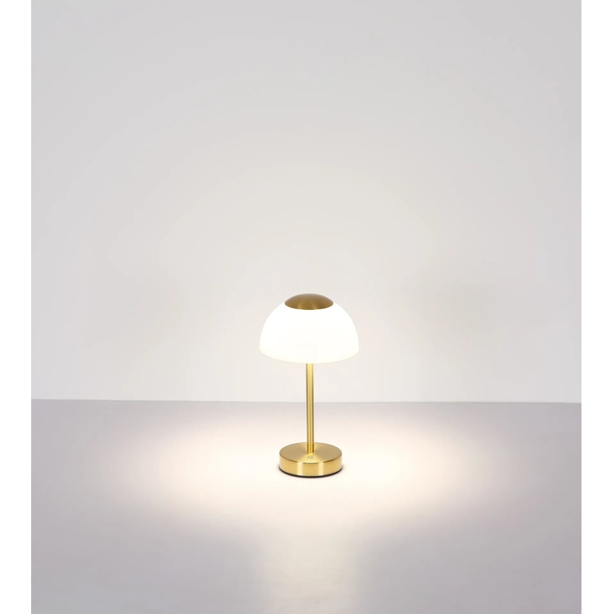 Globo - LED Zatemnitvena polnilna namizna svetilka LED/2,5W/5V 1800mAh 2700K/4000K/6500K medenina
