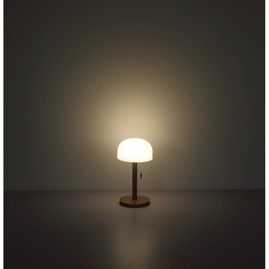 Globo - LED Polnilna namizna svetilka LED/1,5W/3,7V 3000/4200/6000K 1800mAh rjava