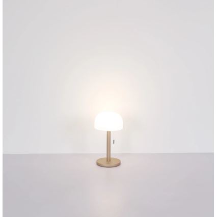 Globo - LED Polnilna namizna svetilka LED/1,5W/3,7V 3000/4200/6000K 1800mAh rjava