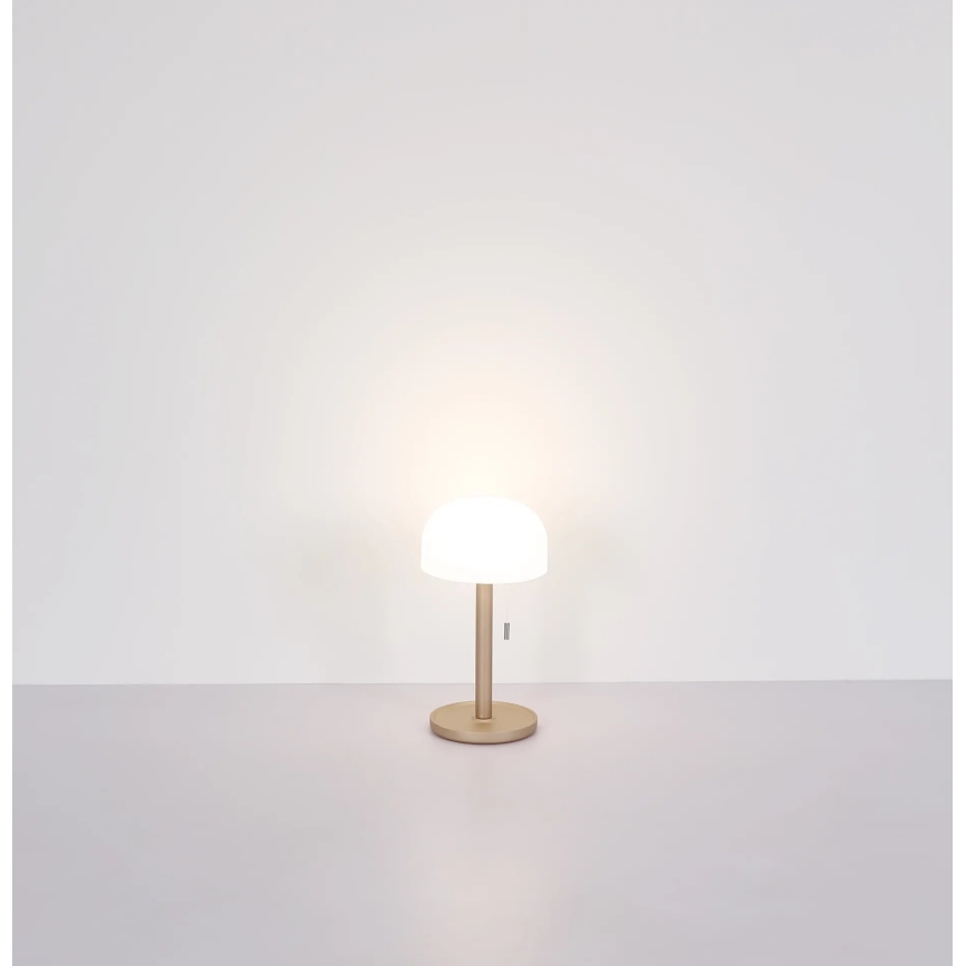 Globo - LED Polnilna namizna svetilka LED/1,5W/3,7V 3000/4200/6000K 1800mAh rjava