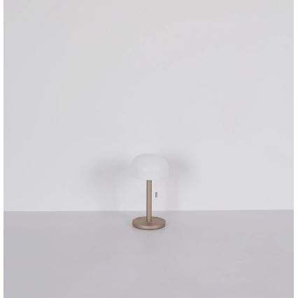 Globo - LED Polnilna namizna svetilka LED/1,5W/3,7V 3000/4200/6000K 1800mAh rjava