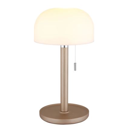 Globo - LED Polnilna namizna svetilka LED/1,5W/3,7V 3000/4200/6000K 1800mAh rjava