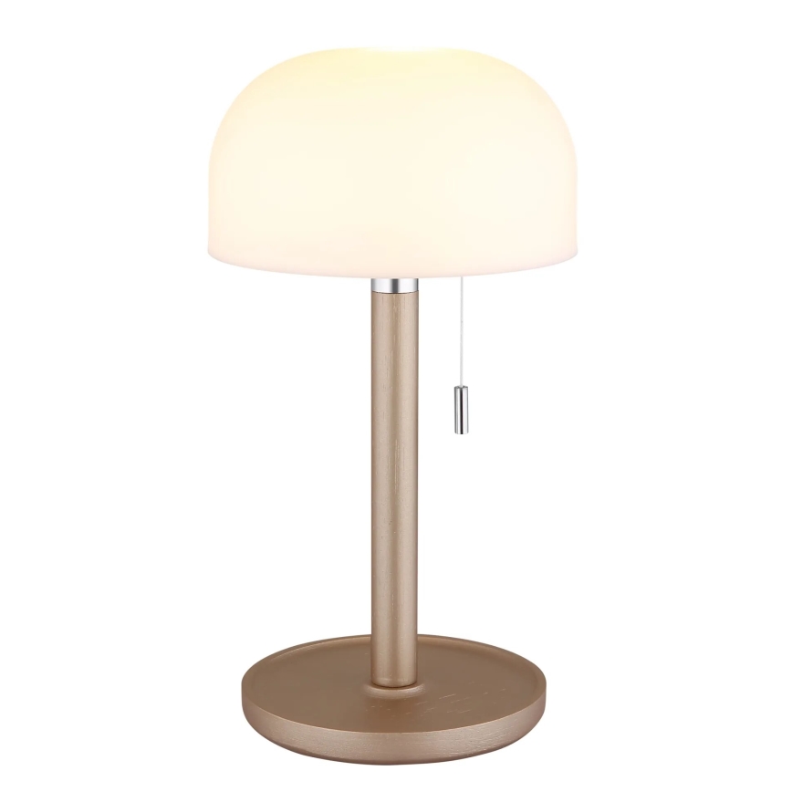 Globo - LED Polnilna namizna svetilka LED/1,5W/3,7V 3000/4200/6000K 1800mAh rjava