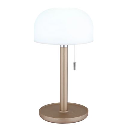 Globo - LED Polnilna namizna svetilka LED/1,5W/3,7V 3000/4200/6000K 1800mAh rjava
