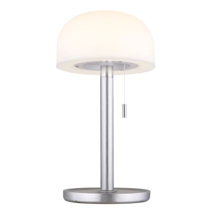 Globo - LED Polnilna namizna svetilka LED/1,5W/3,7V 3000/4200/6000K 1800mAh srebrna