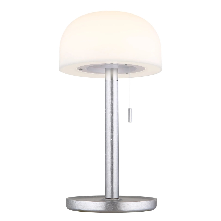 Globo - LED Polnilna namizna svetilka LED/1,5W/3,7V 3000/4200/6000K 1800mAh srebrna