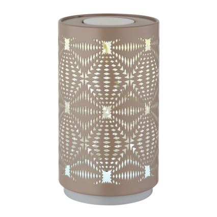 Globo - LED RGB Na dotik polnilna namizna svetilka LED/1W/5V 500 mAh rjava