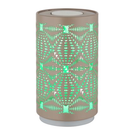 Globo - LED RGB Na dotik polnilna namizna svetilka LED/1W/5V 500 mAh rjava
