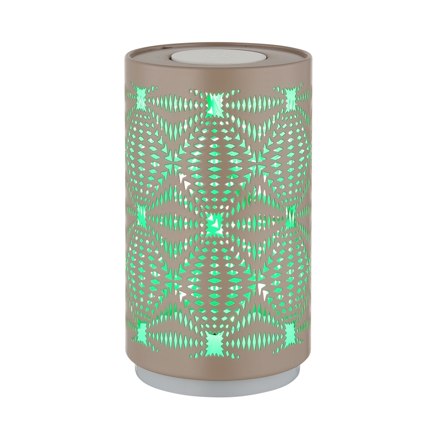 Globo - LED RGB Na dotik polnilna namizna svetilka LED/1W/5V 500 mAh rjava