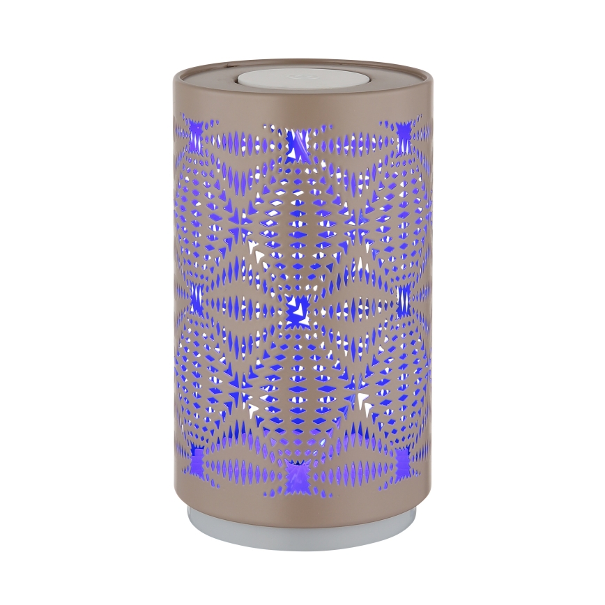 Globo - LED RGB Na dotik polnilna namizna svetilka LED/1W/5V 500 mAh rjava