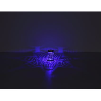 Globo - LED RGB Na dotik polnilna namizna svetilka LED/1W/5V 500 mAh rjava