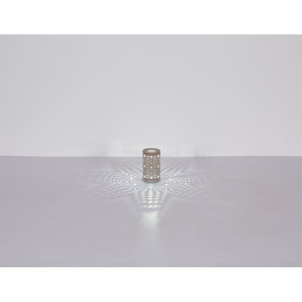 Globo - LED RGB Na dotik polnilna namizna svetilka LED/1W/5V 500 mAh rjava