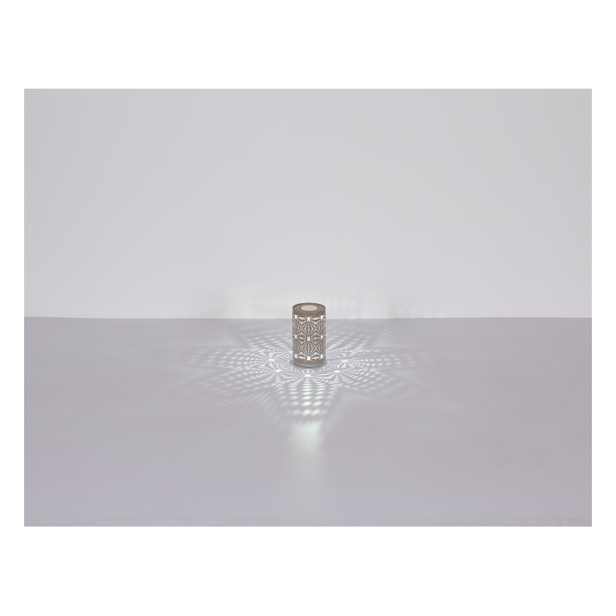 Globo - LED RGB Na dotik polnilna namizna svetilka LED/1W/5V 500 mAh rjava