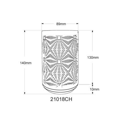 Globo - LED RGB Na dotik polnilna namizna svetilka LED/1W/5V 500 mAh rjava