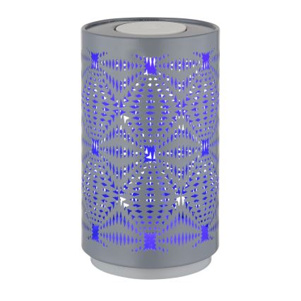 Globo - LED RGB Na dotik polnilna namizna svetilka LED/1W/5V 500 mAh siva