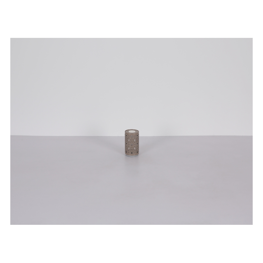 Globo - LED RGB Na dotik polnilna namizna svetilka LED/1W/5V 500 mAh siva