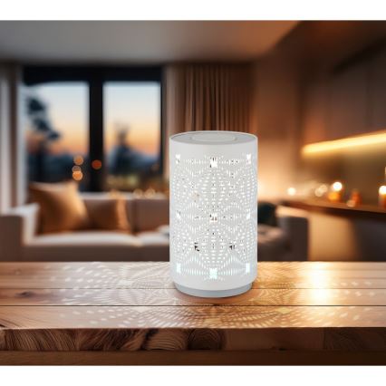 Globo - LED RGB na dotik polnilna namizna svetilka LED/1W/5V 500 mAh bela