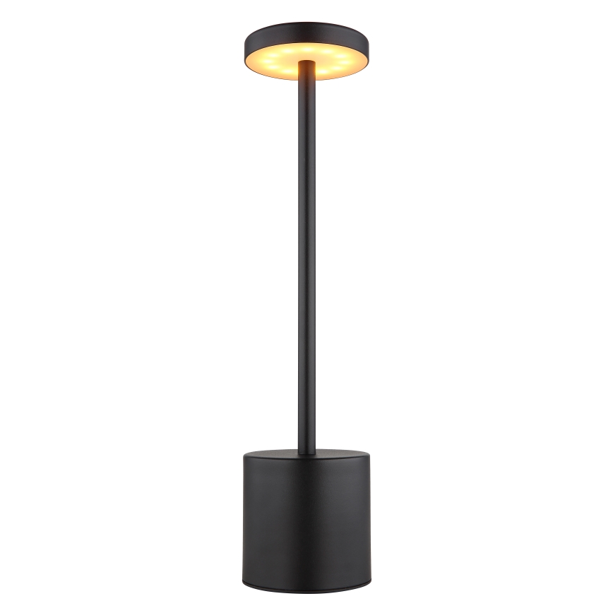 Globo - LED Zatemnitvena namizna svetilka na dotik LED/1,2W/3,7V 2000K/3500K/7000K 1200 mAh USB črna