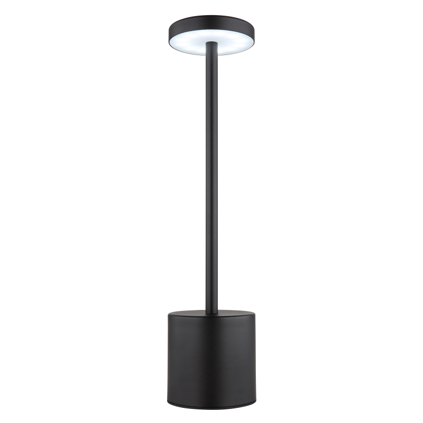 Globo - LED Zatemnitvena namizna svetilka na dotik LED/1,2W/3,7V 2000K/3500K/7000K 1200 mAh USB črna