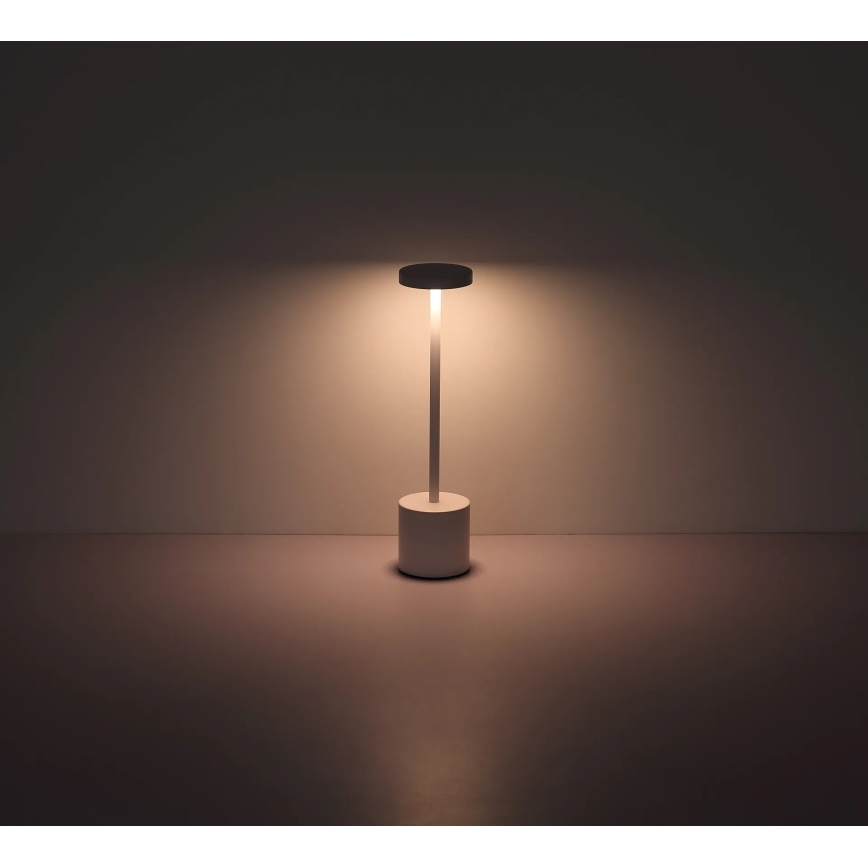 Globo - LED Zatemnitvena namizna svetilka na dotik LED/1,2W/3,7V 2000K/3500K/7000K 1200 mAh USB bela