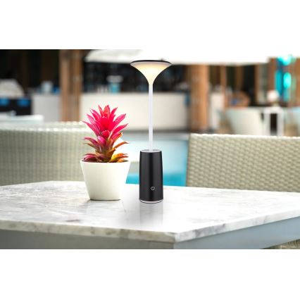 Globo - LED Zatemnitvena polnilna namizna svetilka na dotik LED/1,2W/3,7V 3000K 1500mAh črna