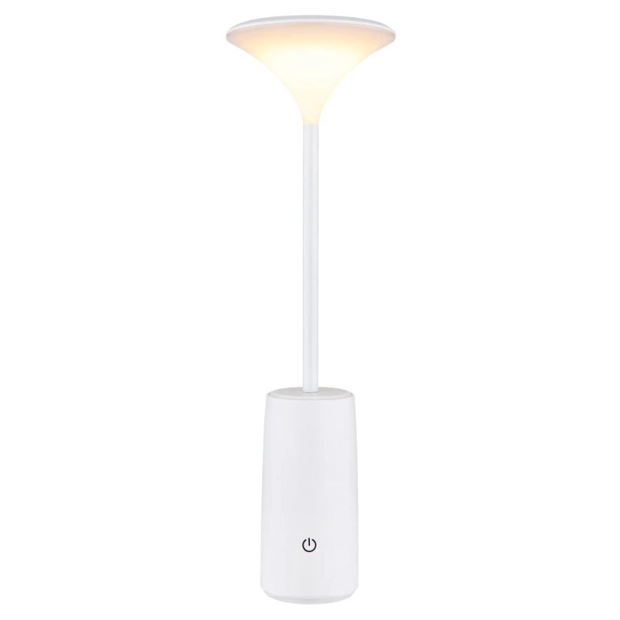 Globo - LED Zatemnitvena polnilna namizna svetilka na dotik LED/1,2W/3,7V 3000K 1500mAh bela