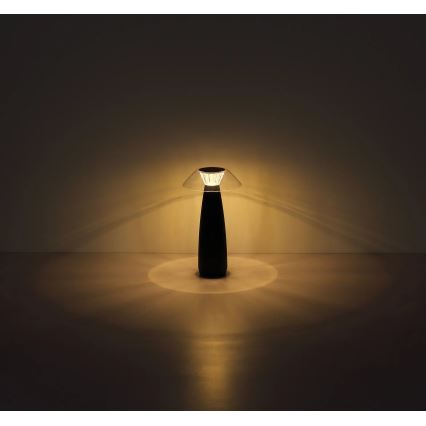 Globo - LED Zatemnitvena polnilna namizna svetilka na dotik LED/1W/3,7V 3000K 1200mAh črna