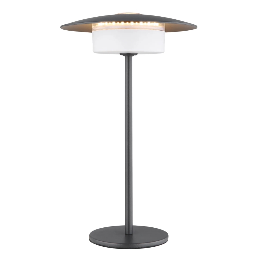 Globo 21024G-LED Polnilna namizna svetilka na dotik KYLER LED/3W/3,7V 1800/2700/3000K siva