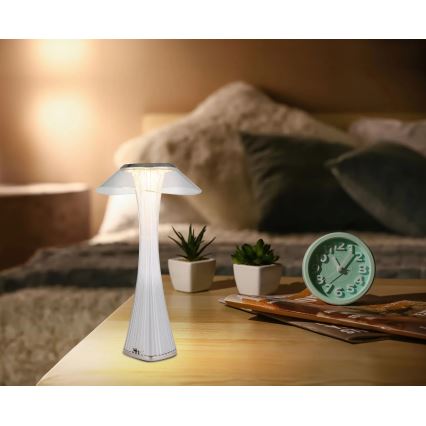 Globo - LED Zatemnitvena polnilna namizna svetilka LED/2,5W/3,7V 1200mAh 2700K/4500K/6500K bela