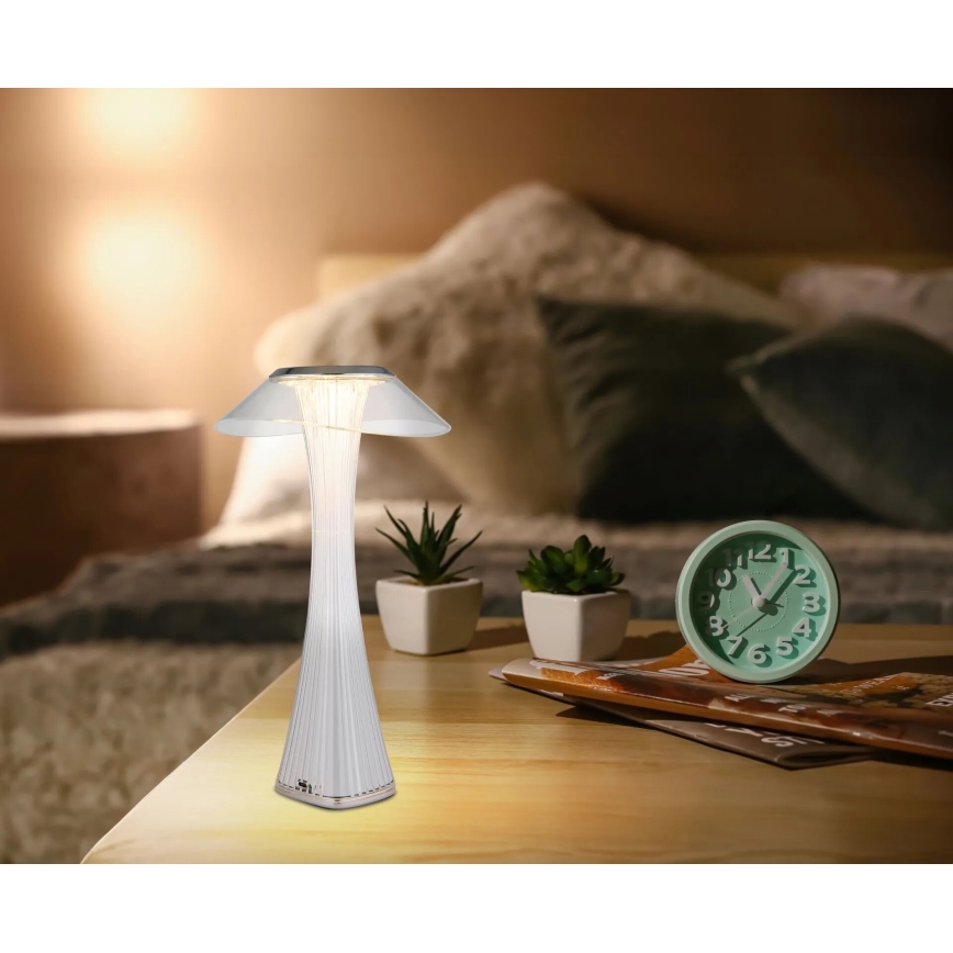Globo - LED Zatemnitvena polnilna namizna svetilka LED/2,5W/3,7V 1200mAh 2700K/4500K/6500K bela