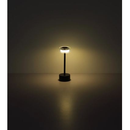 Globo - LED Zatemnitvena polnilna namizna svetilka na dotik LED/2,5W/3,7V 2700/4000/6500K 1800mAh črna