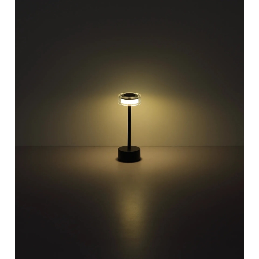 Globo - LED Zatemnitvena polnilna namizna svetilka na dotik LED/2,5W/3,7V 2700/4000/6500K 1800mAh črna