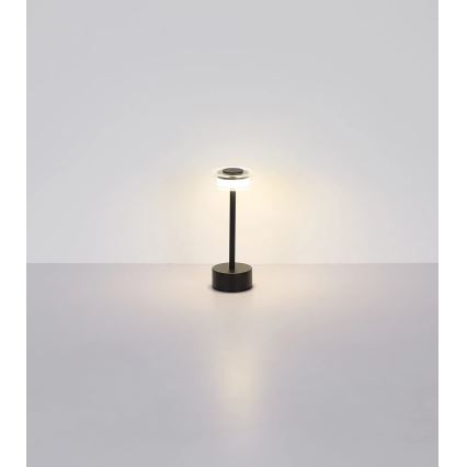 Globo - LED Zatemnitvena polnilna namizna svetilka na dotik LED/2,5W/3,7V 2700/4000/6500K 1800mAh črna