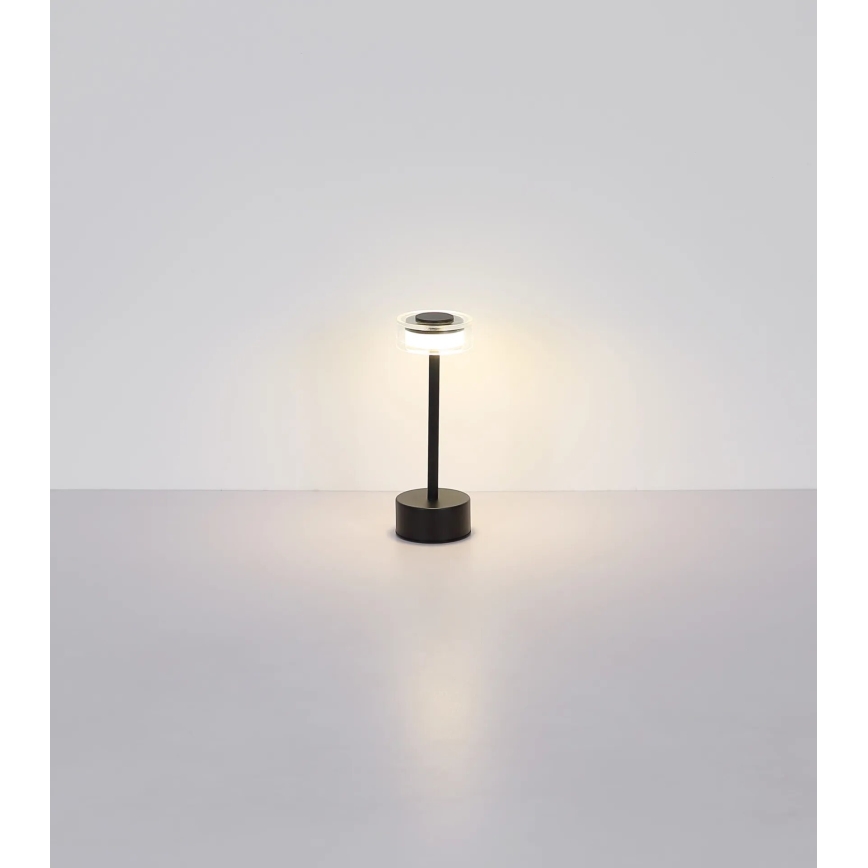 Globo - LED Zatemnitvena polnilna namizna svetilka na dotik LED/2,5W/3,7V 2700/4000/6500K 1800mAh črna