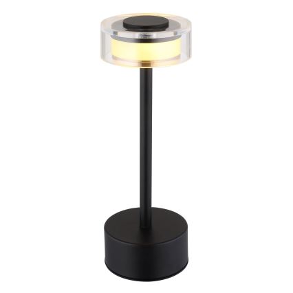 Globo - LED Zatemnitvena polnilna namizna svetilka na dotik LED/2,5W/3,7V 2700/4000/6500K 1800mAh črna