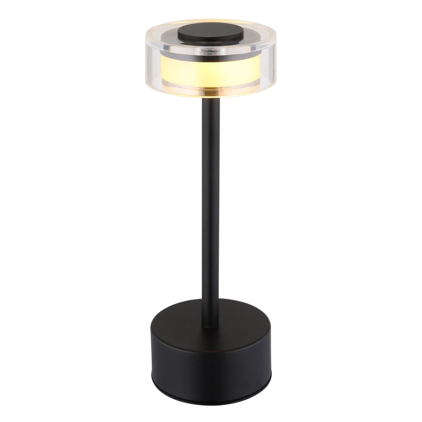 Globo - LED Zatemnitvena polnilna namizna svetilka na dotik LED/2,5W/3,7V 2700/4000/6500K 1800mAh črna