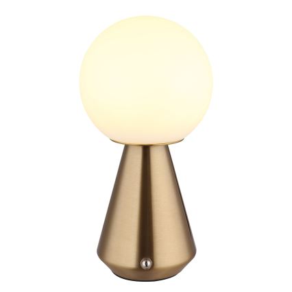 Globo - LED Zatemnitvena na dotik zunanja namizna svetilka LED/1,5W/5V 3000/4500/6500K 1800 mAh IP41 baker