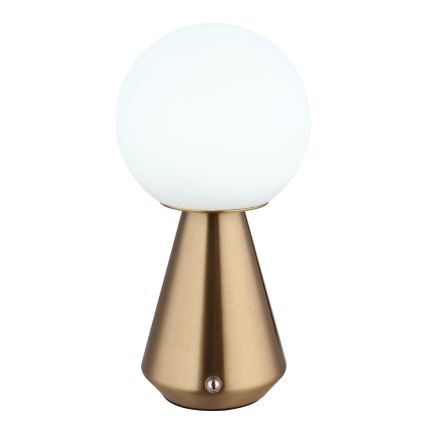 Globo - LED Zatemnitvena na dotik zunanja namizna svetilka LED/1,5W/5V 3000/4500/6500K 1800 mAh IP41 baker