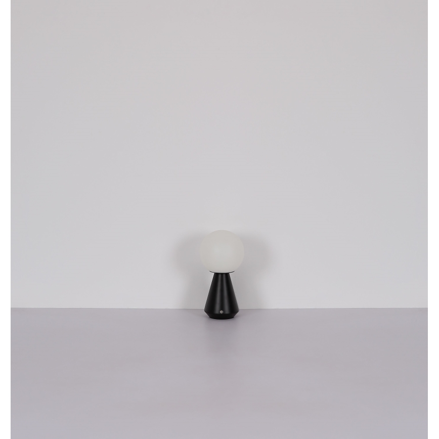 Globo - LED Zatemnitvena na dotik zunanja namizna svetilka LED/1,5W/5V 3000/4500/6500K 1800 mAh IP41 črna