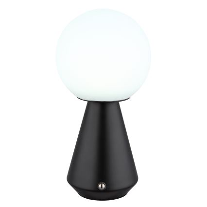 Globo - LED Zatemnitvena na dotik zunanja namizna svetilka LED/1,5W/5V 3000/4500/6500K 1800 mAh IP41 črna