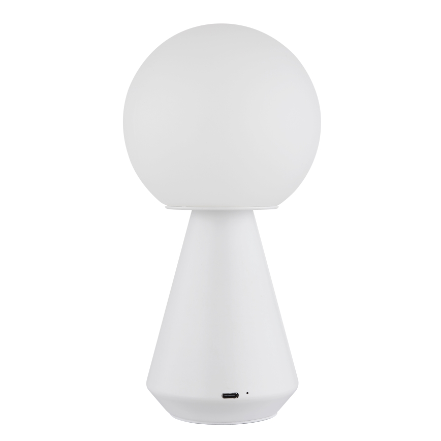 Globo - LED Zatemnitvena na dotik zunanja namizna svetilka LED/1,5W/5V 3000/4500/6500K 1800 mAh IP41 bela